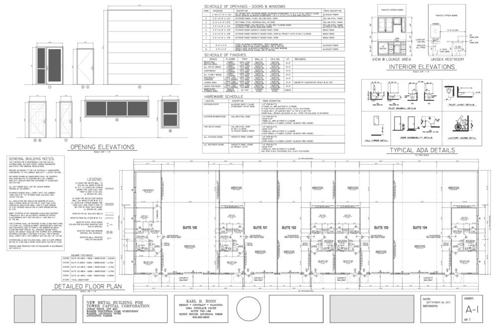 Brand New Multi-Tenant Office/Warehouse - Walker, LA: 9163 Comar Drive, Walker, LA 70785